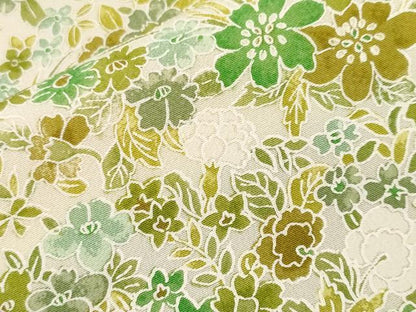 平和屋着物■上質な小紋　草花文　西武百貨店扱い　正絹　逸品　CABH0191ev