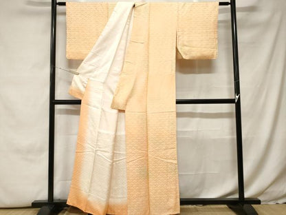 平和屋着物■上質な小紋　霞文　青海波地紋　暈し染め　正絹　逸品　CABH0194ev
