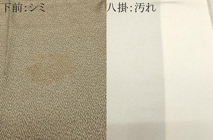 平和屋着物■上質な小紋　草木文　さが美扱い　正絹　逸品　CABH0195ev