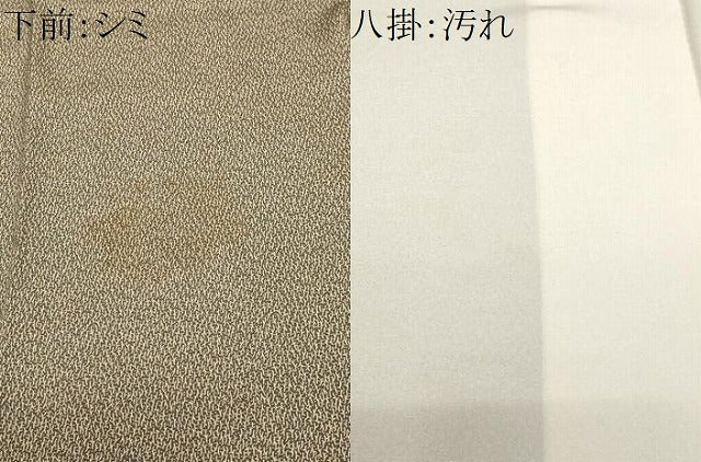 平和屋着物■上質な小紋　草木文　さが美扱い　正絹　逸品　CABH0195ev