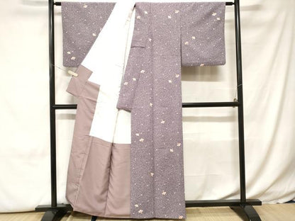 平和屋着物■小紋　霰舞花文　洗える着物　CABH0220ev