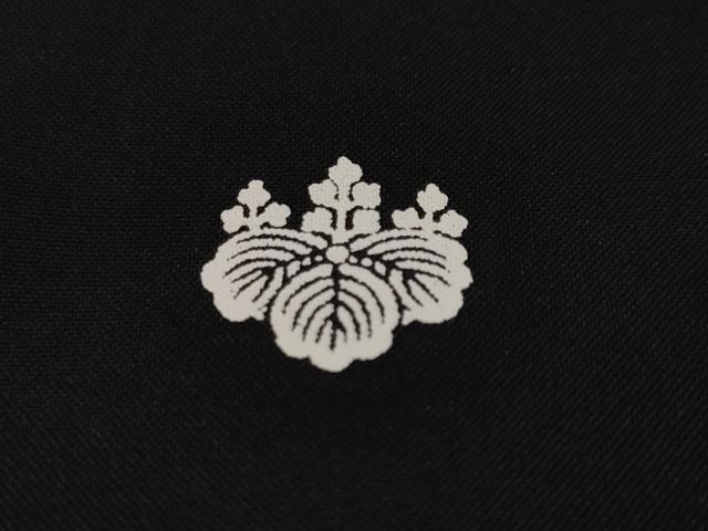平和屋着物■黒留袖　総刺繍　松竹梅尾長鳥花文　金糸　洗える着物　CABH0221ev