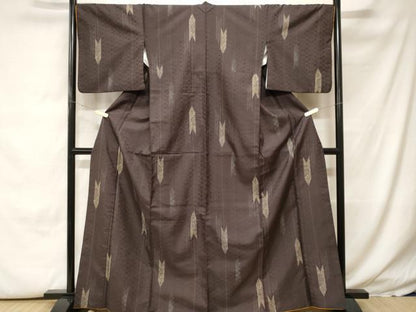 平和屋着物■小紋　雪輪矢羽文　洗える着物　CABH0227ev