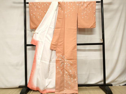 平和屋着物■訪問着　枝垂れ桜文　金彩　洗える着物　CABH0231ev