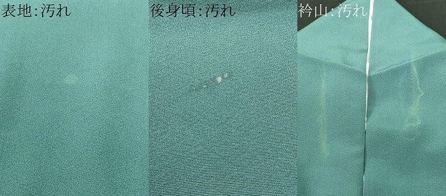 平和屋着物■訪問着　花蝶文　暈し染め　金銀彩　正絹　逸品　CABH0254ev