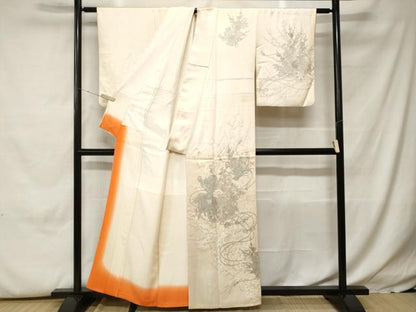 平和屋着物■訪問着　花車文　金彩　正絹　逸品　CABH0258ev