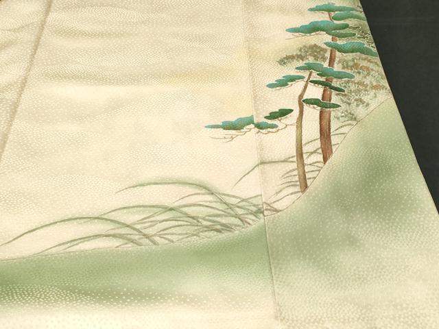 平和屋着物■豪華色留袖　刺繍　人物風景文　暈し染め　金彩　正絹　逸品　CABH0260ev