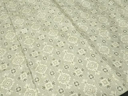 平和屋着物■本場村山大島紬　幾何学文様　正絹　逸品　CABH0265ev