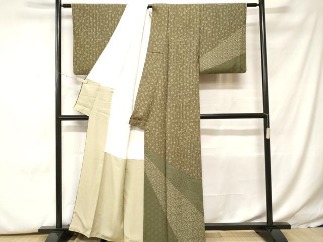 平和屋着物■訪問着　切嵌吉祥花文　正絹　逸品　CABH0286ev