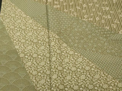 平和屋着物■訪問着　切嵌吉祥花文　正絹　逸品　CABH0286ev
