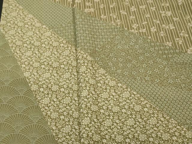 平和屋着物■訪問着　切嵌吉祥花文　正絹　逸品　CABH0286ev