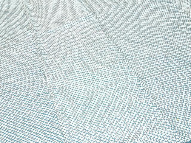 平和屋着物■大変加工の良い総絞り小紋　伊勢丹扱い　正絹　逸品　CABH0323ev