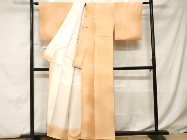 平和屋着物■上質な小紋　霞文　芝草地紋　正絹　逸品　CABH0328ev