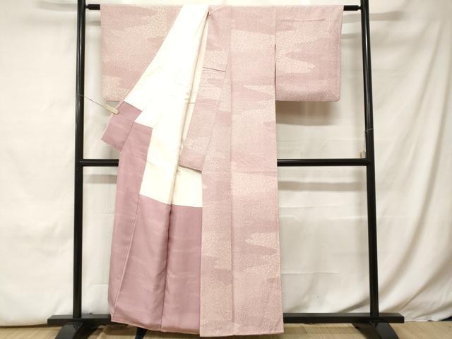 平和屋着物■上質な小紋　霰箔散らし文　正絹　逸品　CABH0329ev