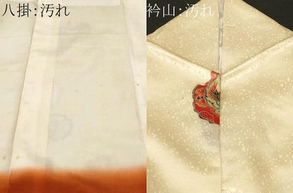 平和屋着物■上質な小紋　鳳凰絵皿花文　金銀彩　正絹　逸品　CABH0331ev