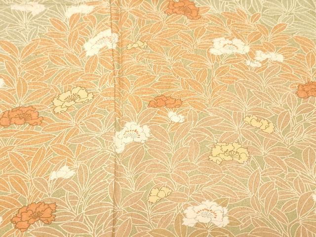 平和屋着物■訪問着　草花文　金彩　正絹　逸品　CABH0340ev