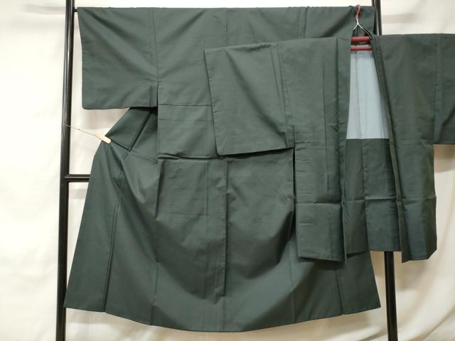 平和屋着物■男性　紬　アンサンブル　100亀甲　総詰め　正絹　逸品　CABH0369ev