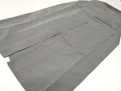 平和屋着物●男性　行灯袴　縞　正絹　逸品　CABH0381ev