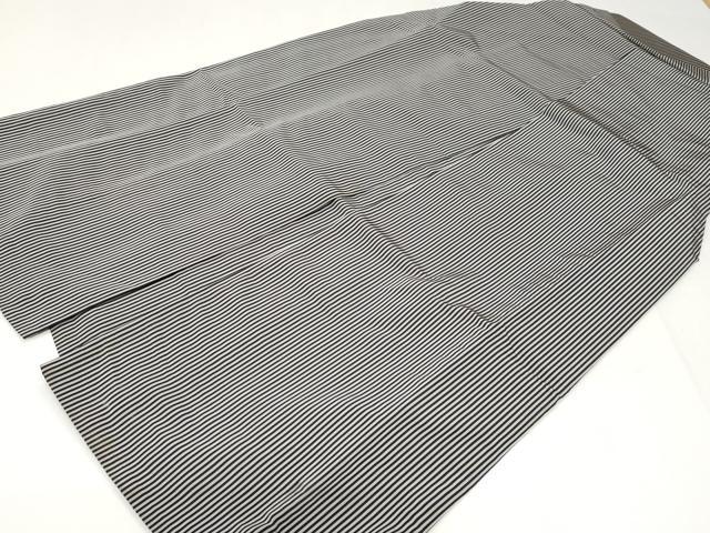 平和屋着物●男性　行灯袴　縞　正絹　逸品　CABH0381ev