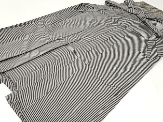 平和屋着物●男性　行灯袴　縞　正絹　逸品　CABH0381ev
