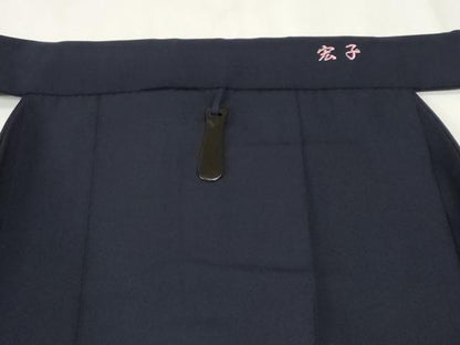 平和屋着物●女性　行灯袴　藍鉄色　ウール　CABH0384ev