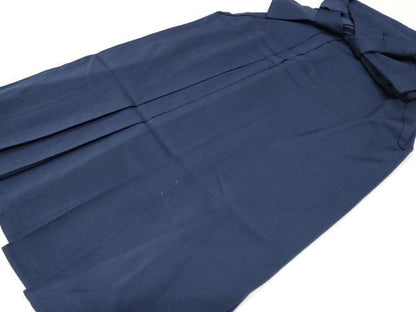 平和屋着物●女性　行灯袴　青褐色　ウール　CABH0385ev