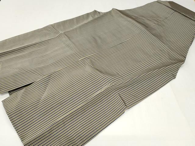 平和屋着物●男性　行灯袴　縞　正絹　逸品　CABH0386ev