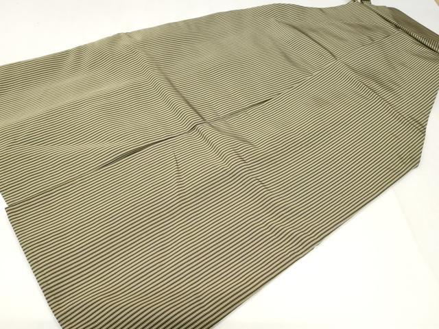 平和屋着物●男性　行灯袴　縞　正絹　逸品　CABH0387ev