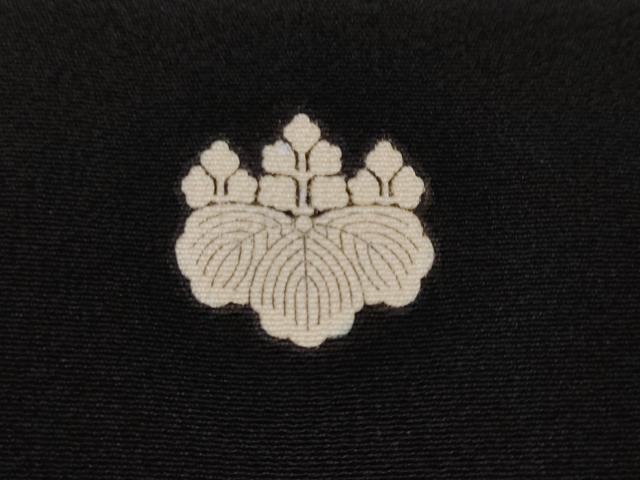 平和屋着物■豪華黒留袖　駒刺繍　巻絵草花文　金彩　正絹　逸品　CABH0391ev