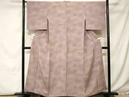 平和屋着物■上質な小紋　作家物　霞文　暈し染め　鬼しぼ縮緬　正絹　逸品　CABH0429ev