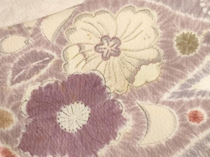 平和屋着物■中国三大刺繍　相良刺繍　訪問着　辻が花　正絹　逸品　CABH0436ev