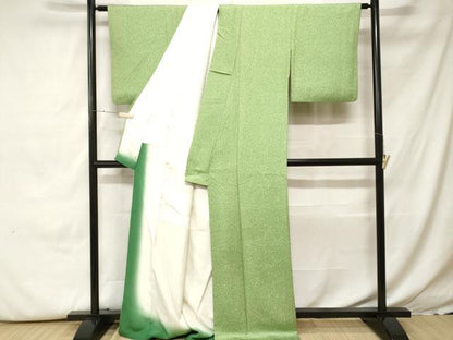 平和屋着物■上質な小紋　作家物　霰文　正絹　逸品　CABH0449ev