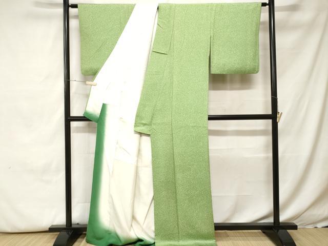 平和屋着物■上質な小紋　作家物　霰文　正絹　逸品　CABH0449ev