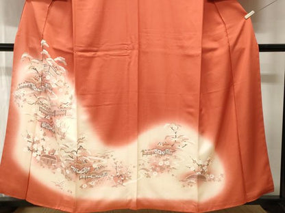 平和屋着物■訪問着　御所解文　暈し染め　正絹　逸品　CABH0462ev