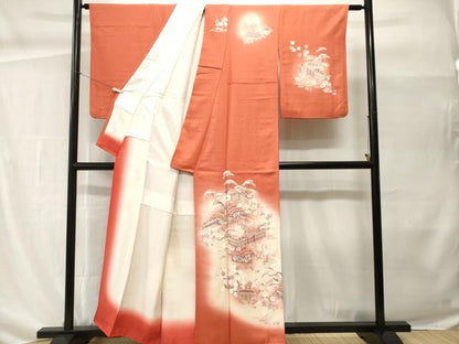 平和屋着物■訪問着　御所解文　暈し染め　正絹　逸品　CABH0462ev