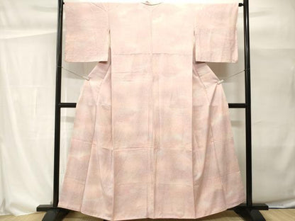 平和屋着物■上質な小紋　霞文　暈し染め　正絹　逸品　CABH0479ev