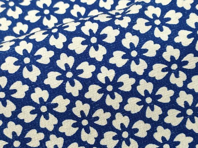 平和屋着物■上質な小紋　花菱文　正絹　逸品　CABH0482ev