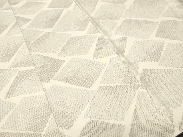 平和屋着物■上質な紬　色紙文　正絹　逸品　CABH0490ev