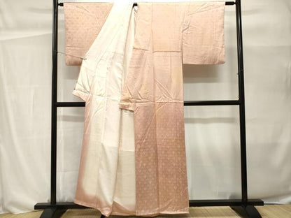 平和屋着物■上質な小紋　青海波花文　暈し染め　正絹　逸品　CABH0491ev