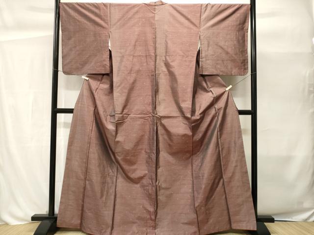 平和屋着物■本場大島紬　9マルキ　横段文　正絹　逸品　CABH0494ev