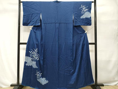 平和屋着物■訪問着　絞り　草花文　正絹　逸品　CABH0497ev