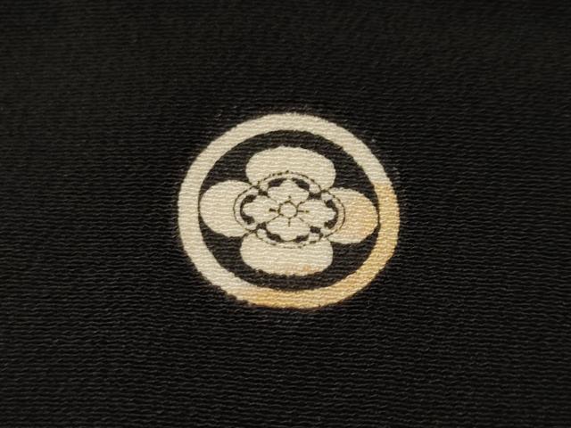 平和屋着物■豪華黒留袖　作家物　鴛鴦枝梅花文　暈し染め　金彩　正絹　逸品　CABH0503ev