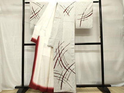 平和屋着物■訪問着　総絞り　抽象文　大丸扱い　正絹　逸品　CABH0514ev