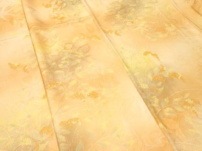 平和屋着物■上質な小紋　草花文　霞文　暈し染め　正絹　逸品　CABH0520ev