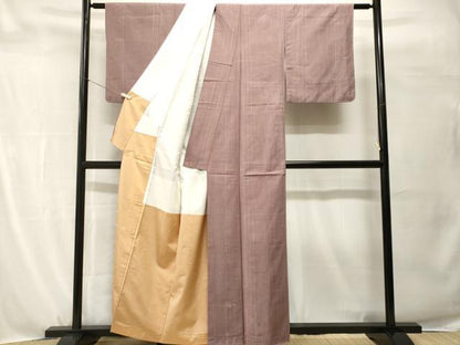 平和屋着物■上質な紬　簪間道　正絹　逸品　CABH0596ev