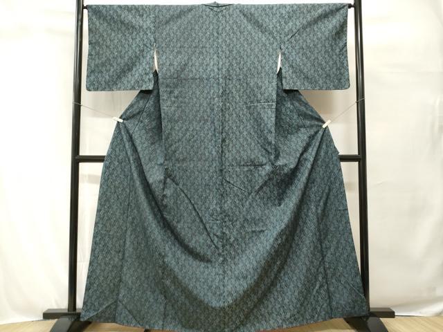 平和屋着物■上質な紬　立涌文　正絹　逸品　CABH0600ev