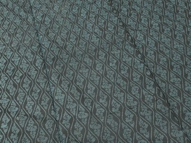 平和屋着物■上質な紬　立涌文　正絹　逸品　CABH0600ev