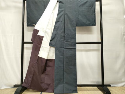 平和屋着物■本場大島紬　80亀甲　総詰め　正絹　逸品　CABH0608ev