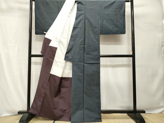 平和屋着物■本場大島紬　80亀甲　総詰め　正絹　逸品　CABH0608ev