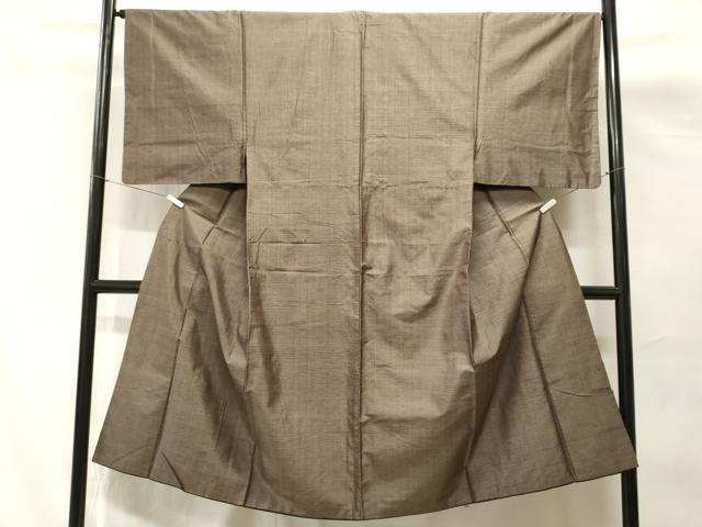 平和屋着物■男性　本場大島紬　80亀甲　総詰め　正絹　逸品　CABH0653ev